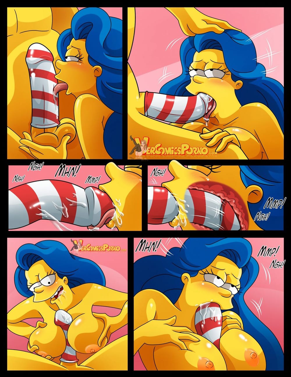 Comic de los Simpson porno