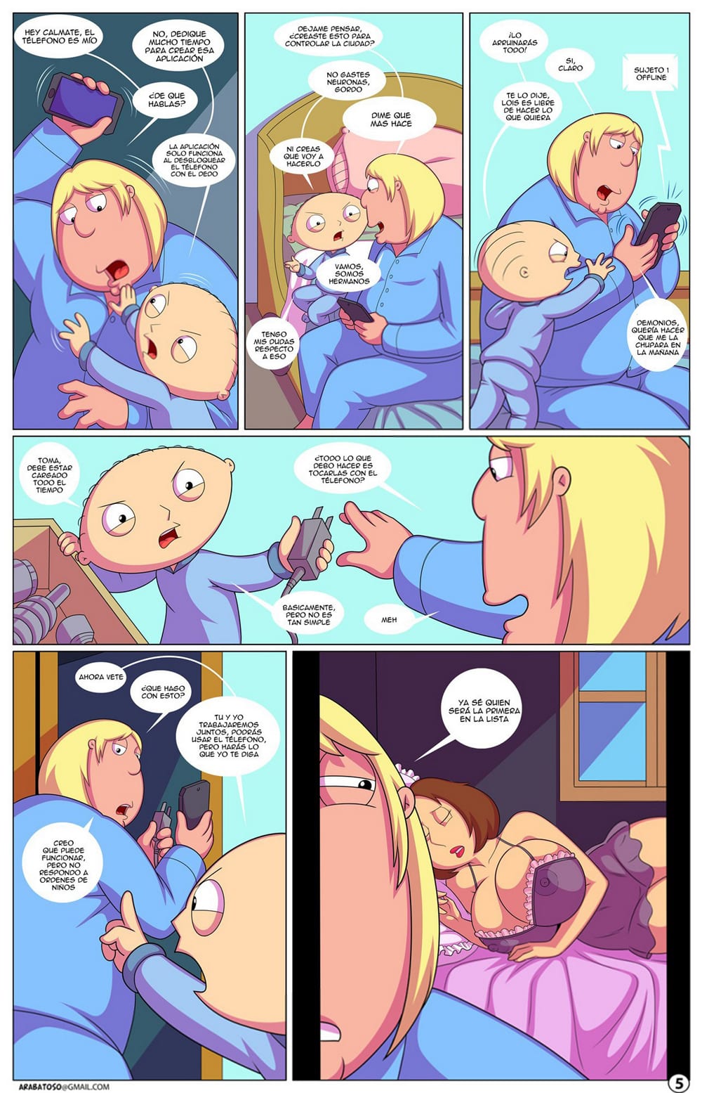 Comic porno padre de familia 5