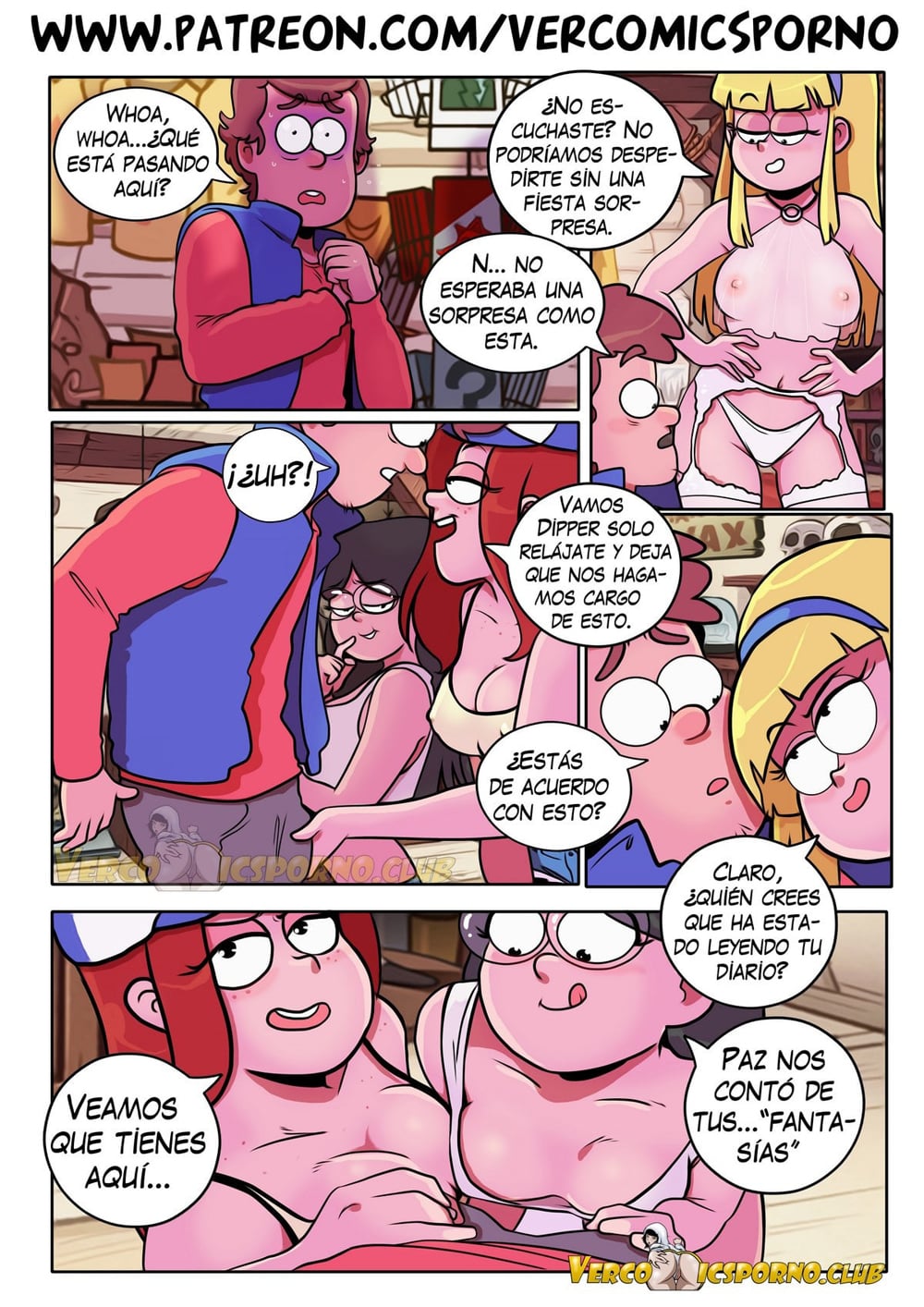 Gravity falls comic porno 7